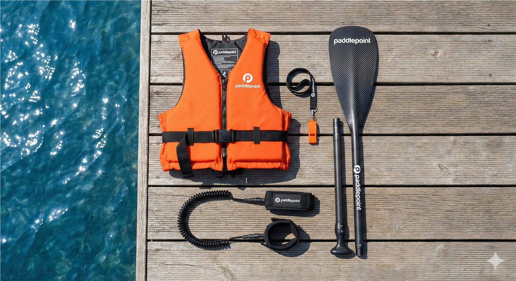 PaddlePoint rental accessories prepared for a station or delivery water day